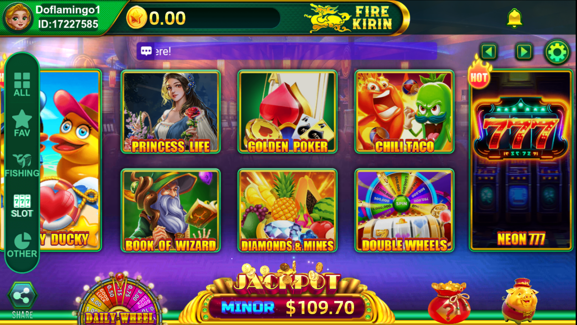 Deepsea Volcamon Slot